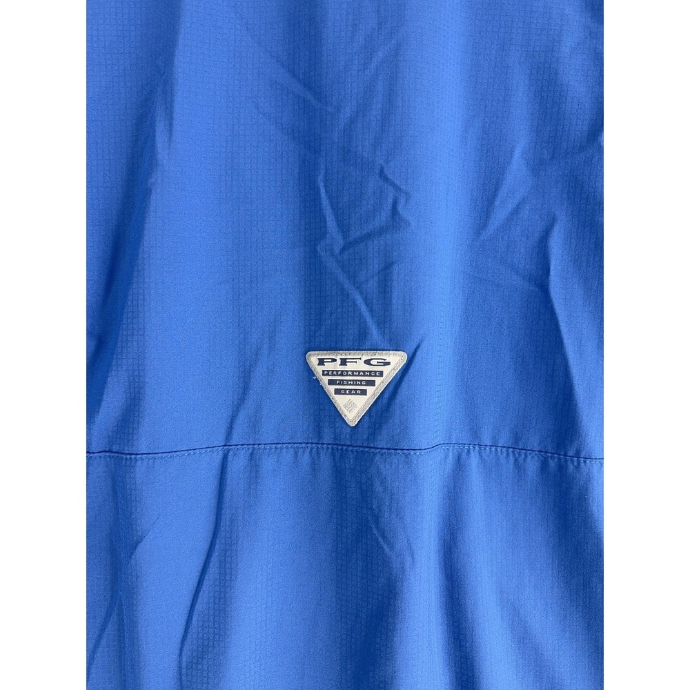 Columbia PFG Tamiami Shirt Mens XL Blue Omni-Shade‎ Fishing Outdoor Performance - Picture 6 of 8